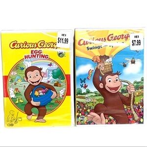 Curious George Spring DVD Set New